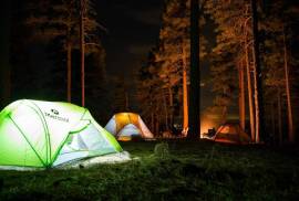 Rest with tents in nature (Past)